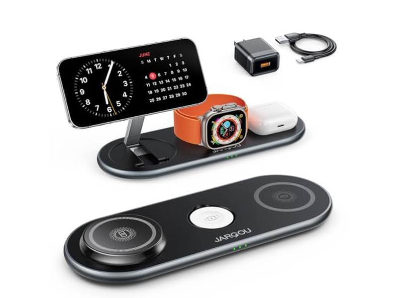 Stazione di ricarica 3 in 1 con caricatore Magsafe