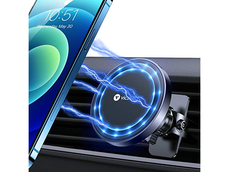 Supporto magnetico per telefono da auto regolabile a 360°