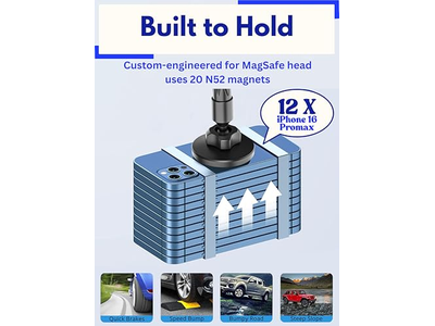 Supporto per telefono portabicchieri magnetico