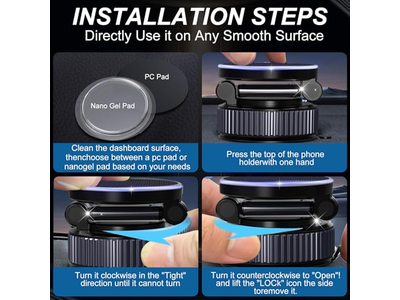 Supporto magnetico per ricarica telefono per auto