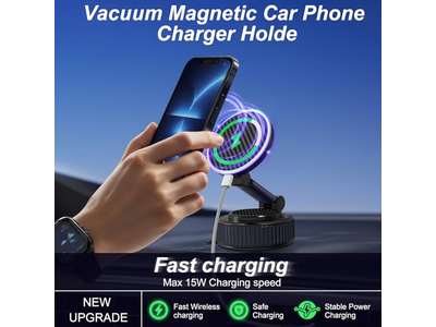Supporto magnetico per ricarica telefono per auto