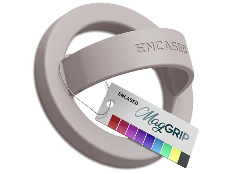 Supporto magnetico per presa per telefono Anello sottile in silicone per dito