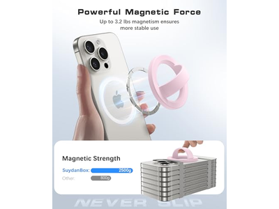 Impugnatura magnetica per telefono Impugnatura ad anello rimovibile