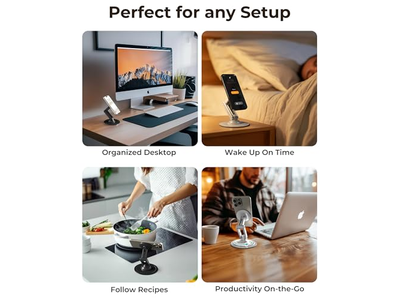 Supporto magnetico per telefono da scrivania Mag360 Supporto MagSafe regolabile