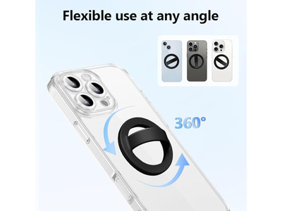 Supporto magnetico per telefono con impugnatura ad anello in silicone