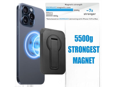 Portafoglio magnetico per iPhone: porta carte leggero e supporto