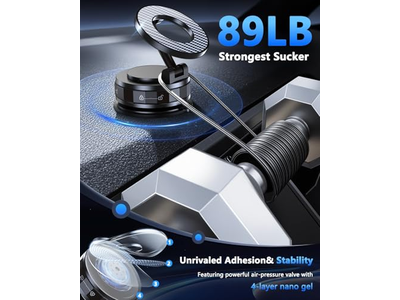 Supporto per telefono a ventosa ultra regolabile a 360°