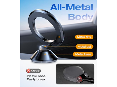 Supporto per telefono per auto ruotabile a 360°