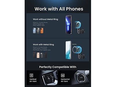 Supporto per telefono cellulare con presa d'aria Supporto per telefono cellulare a mani libere per auto