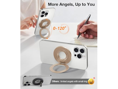 Adattamento a doppio anello per il supporto ad anello per impugnatura del telefono MagSafe