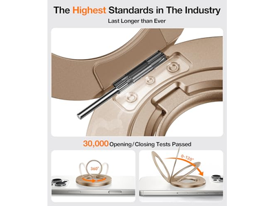 Adattamento a doppio anello per il supporto ad anello per impugnatura del telefono MagSafe