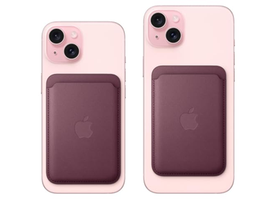 Portafoglio in tessuto fine con MagSafe - Tortora