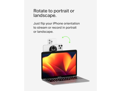 Supporto per fotocamera MagSafe per iPhone per MacBook, supporto per fotocamera Continuity per iPhone