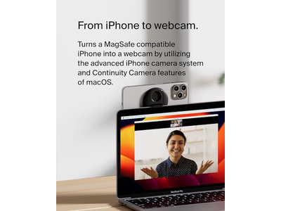 Supporto per fotocamera MagSafe per iPhone per MacBook, supporto per fotocamera Continuity per iPhone