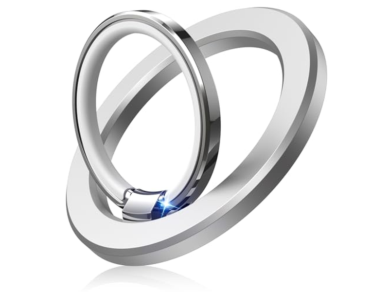 Anello da dito con supporto per presa magnetica per cellulare