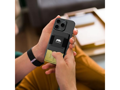 Porta carte magnetico con cinturino per contanti per iPhone Serie Minimalist Des