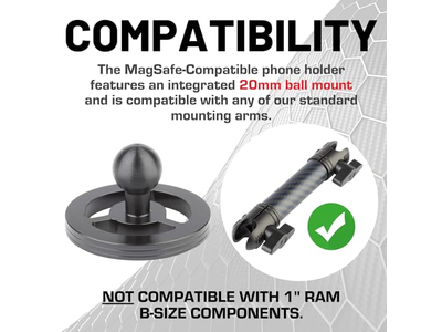 Supporto magnetico per cellulare compatibile con MagSafe