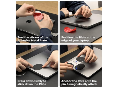 Supporto magnetico per telefono con supporto per computer e tablet