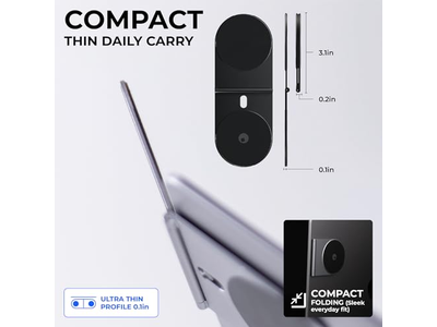 Supporto magnetico per telefono con supporto per computer e tablet