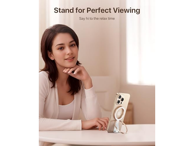 Supporto magnetico per telefono e cavalletto per dispositivo compatibile MagSafe