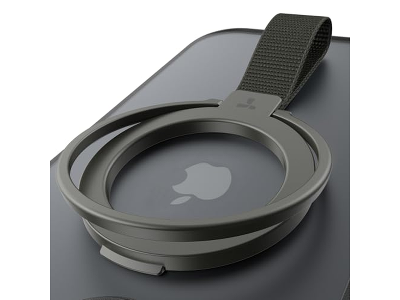 Cavalletto porta cellulare magnetico con cinturino intrecciato per MagSafe