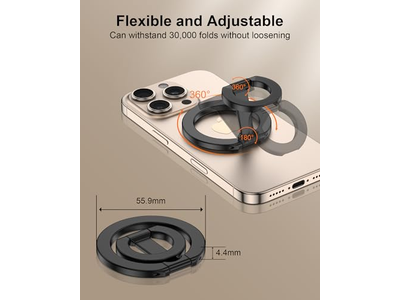 Supporto magnetico per telefono con cavalletto regolabile per smartphone
