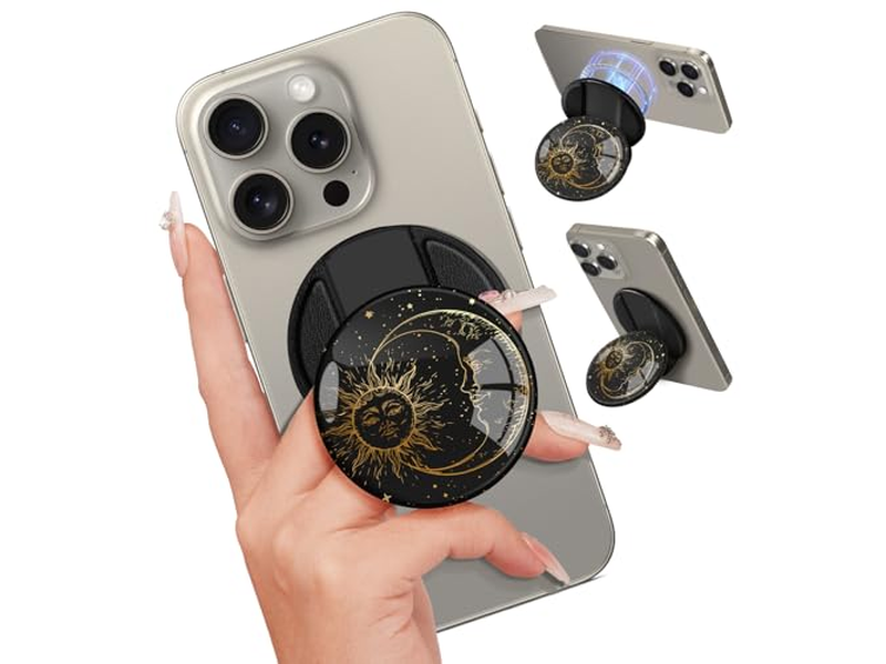 Supporto magnetico per telefono con supporto per impugnatura per le dita per iPhone