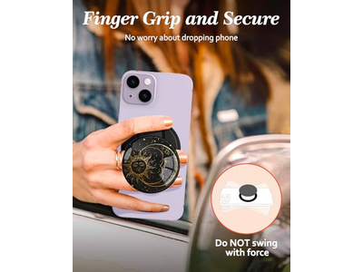 Supporto magnetico per telefono con supporto per impugnatura per le dita per iPhone