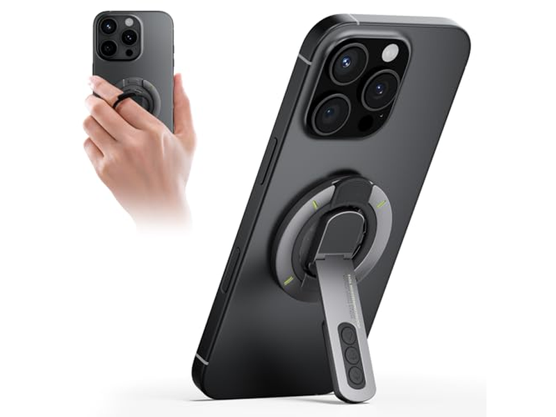 Supporto magnetico per telefono con supporto per anello e design Fidget