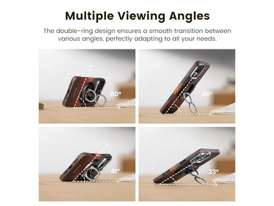 Impugnatura magnetica per telefono con rotazione di 360 gradi compatibile con iPhone