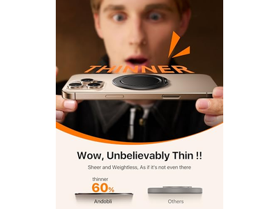 Impugnatura magnetica per telefono con rotazione di 360 gradi compatibile con MagSafe Access