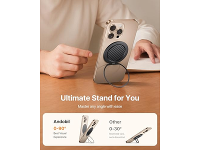 Impugnatura magnetica per telefono con rotazione di 360 gradi compatibile con MagSafe Access