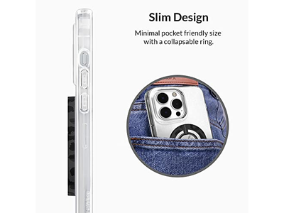 Impugnatura magnetica per telefono con supporto regolabile - Accessori rimovibili per