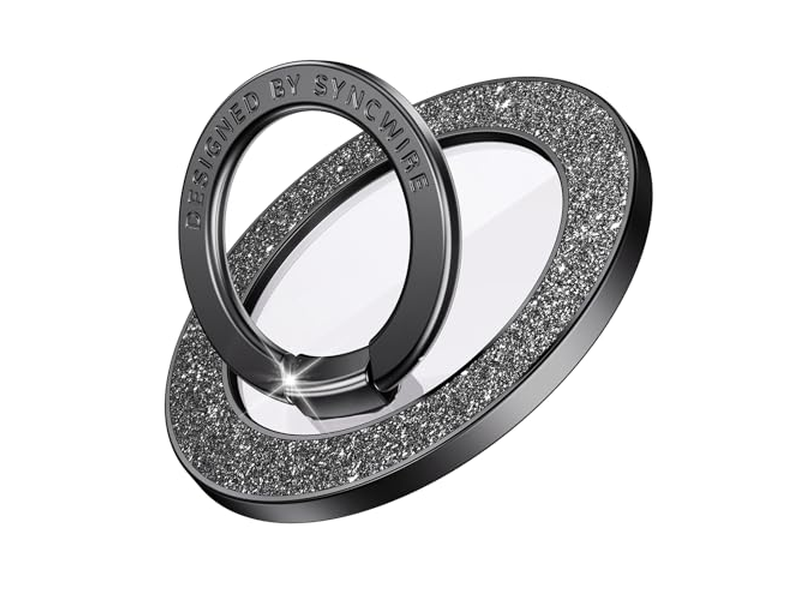 Impugnatura magnetica per telefono con cavalletto girevole e accessori rimovibili