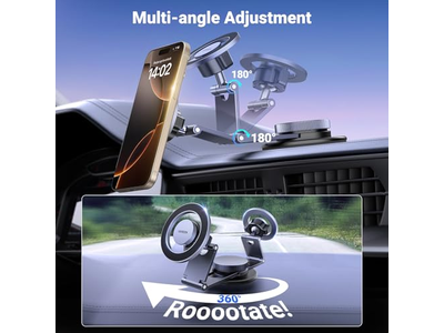 Supporto magnetico per cellulare da cruscotto per auto