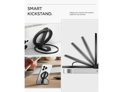 Impugnatura magnetica per supporto telefono con passante per cinturino da dito per MagSafe e Pixe