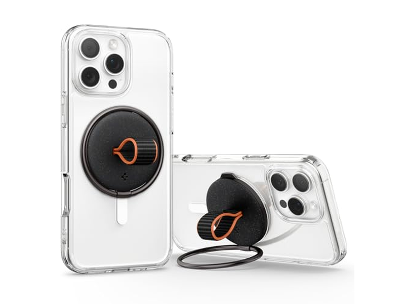 Impugnatura magnetica per supporto telefono con passante per cinturino da dito per dispositivi MagSafe