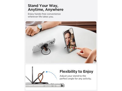 Impugnatura magnetica per supporto telefono con passante per cinturino da dito per dispositivi MagSafe