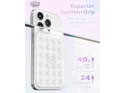 Supporto magnetico per telefono per supporto adesivo rimovibile trasparente