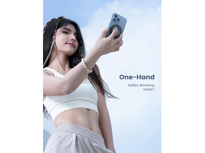 Anello magnetico per telefono per MagSafe: magnete potente e impugnatura con rotazione a 360 gradi