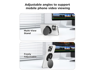 Supporto magnetico per anello per telefono e cavalletto compatibile con MagSafe