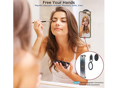 Supporto ad anello magnetico per telefono e supporto per palestra compatibile con supporto per auto