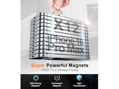 Supporto ad anello magnetico per telefoni cellulari Supporto bifacciale Argento