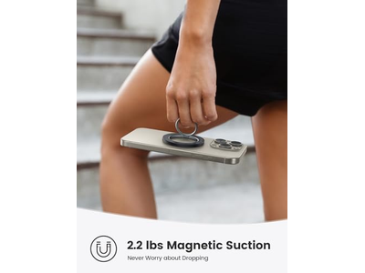 Supporto magnetico ad anello per telefono con rotazione di 360 gradi per dispositivi MagSafe