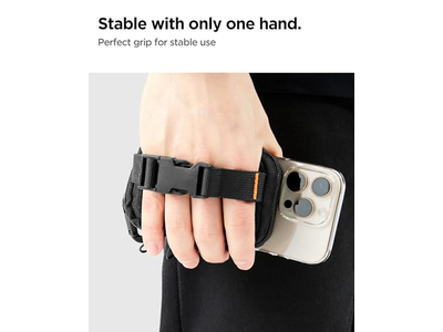 Organizer con custodia magnetica per SSD e schede con clip - Nero