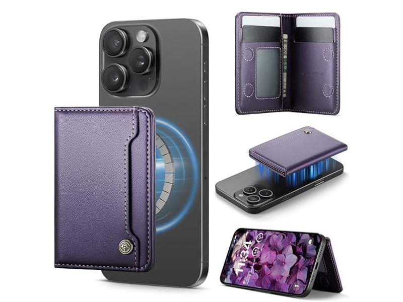 Porta carte magnetico con blocco RFID compatibile con telefoni MagSafe Pur