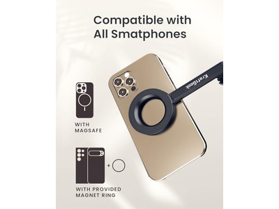Treppiede magnetico per iPhone, 64 Selfie Stick per iPhone Magsafe