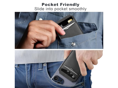 Portafoglio magnetico e porta carte compatibile con Magsafe per iPhone - B