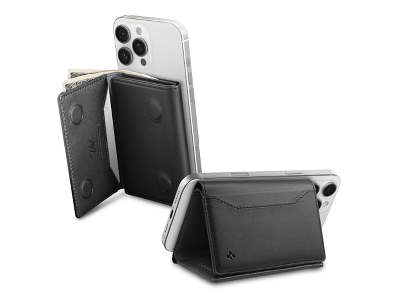 Portafoglio magnetico Portacarte Portafoglio a tre ante per contanti per MagSafe