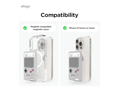 Porta carte magnetico a portafoglio per due carte compatibile con MagSafe